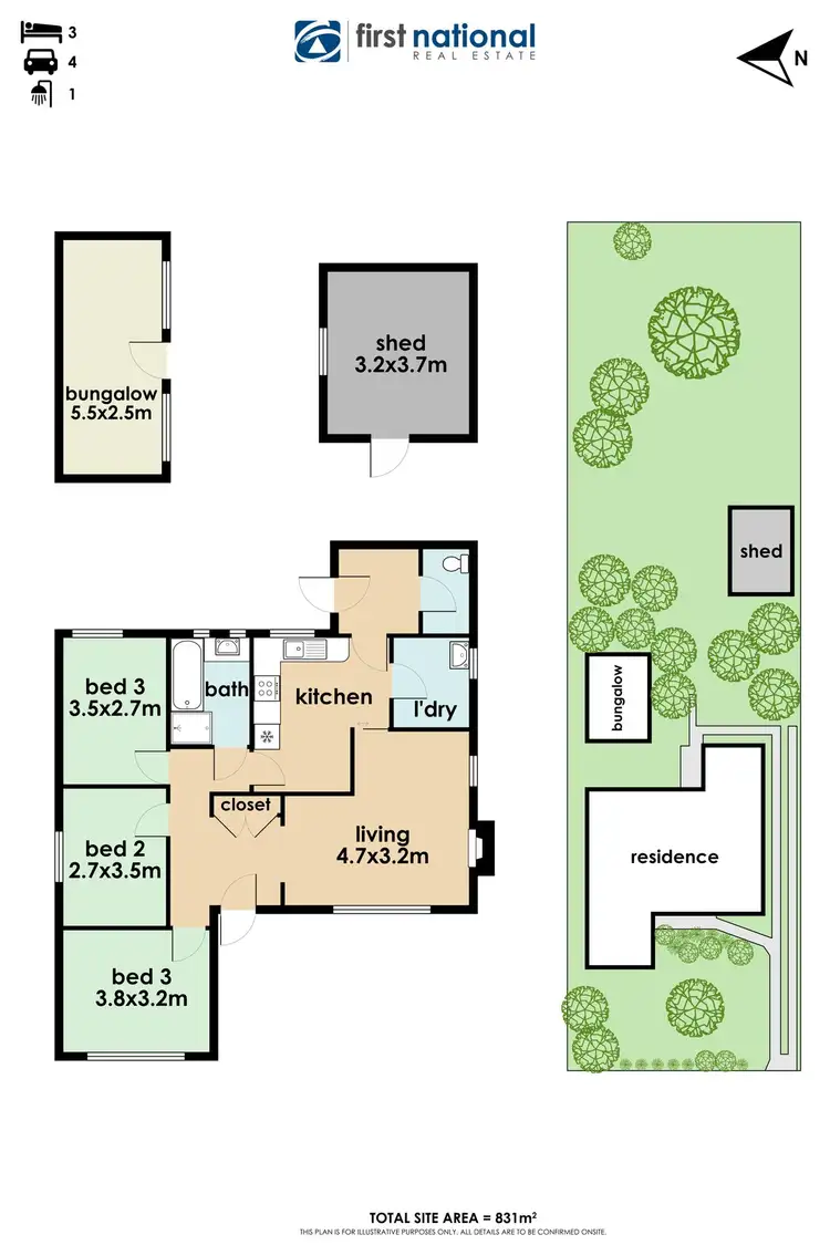 Floorplan of Homely house listing, 4 Rosemary Avenue, Springvale VIC 3171