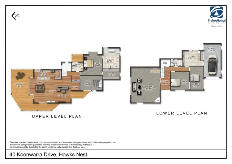 Floorplan of Homely house listing, 40 Koonwarra Drive, Hawks Nest NSW 2324