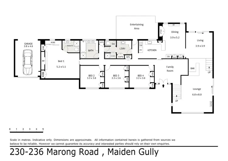 Floorplan of Homely house listing, 230-236 Marong Road, Maiden Gully VIC 3551