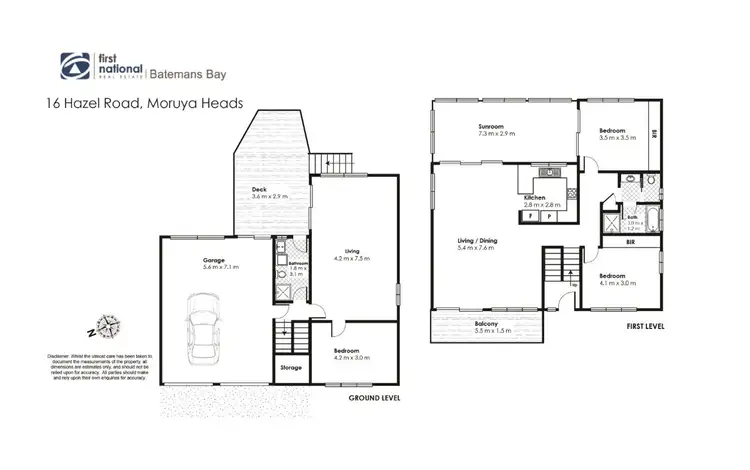 Floorplan of Homely house listing, 16 Hazel Road, Moruya Heads NSW 2537
