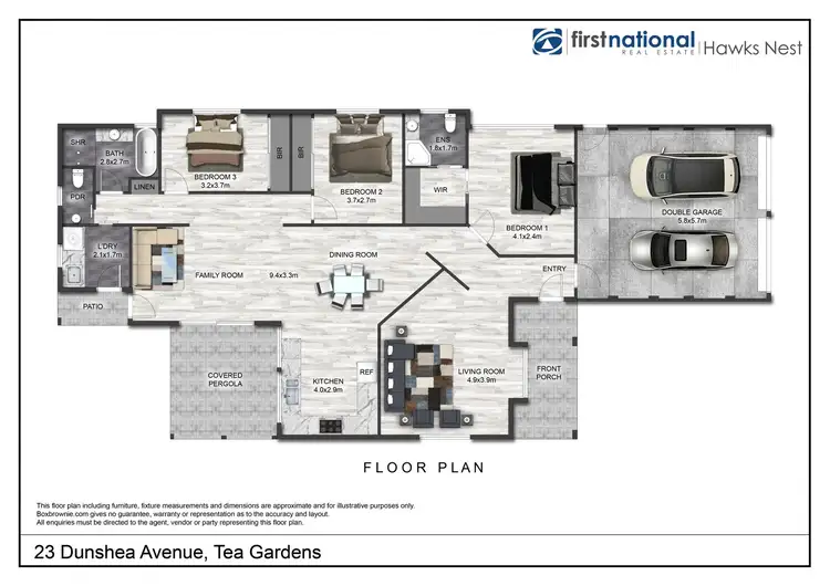 Floorplan of Homely house listing, 23 Dunshea Avenue, Tea Gardens NSW 2324