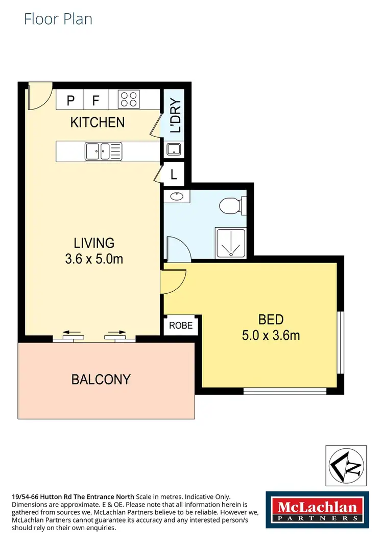 Floorplan of Homely unit listing, 19/54-66 Hutton Road, The Entrance North NSW 2261