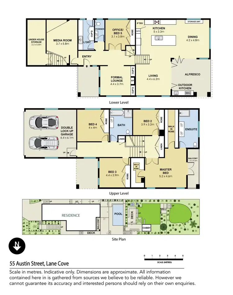 Floorplan of Homely house listing, 55 Austin Street, Lane Cove NSW 2066