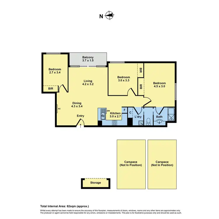 Floorplan of Homely apartment listing, 223/200 Smithfield Road, Flemington VIC 3031