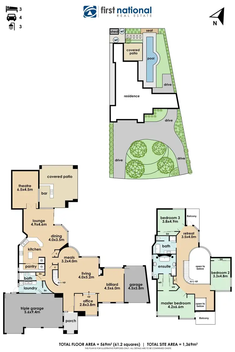 Floorplan of Homely house listing, 6 Royal Crescent, Beaconsfield VIC 3807