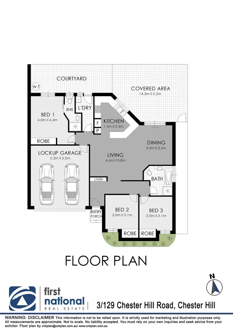 Floorplan of Homely villa listing, 3/129 Chester Hill Road, Bass Hill NSW 2197