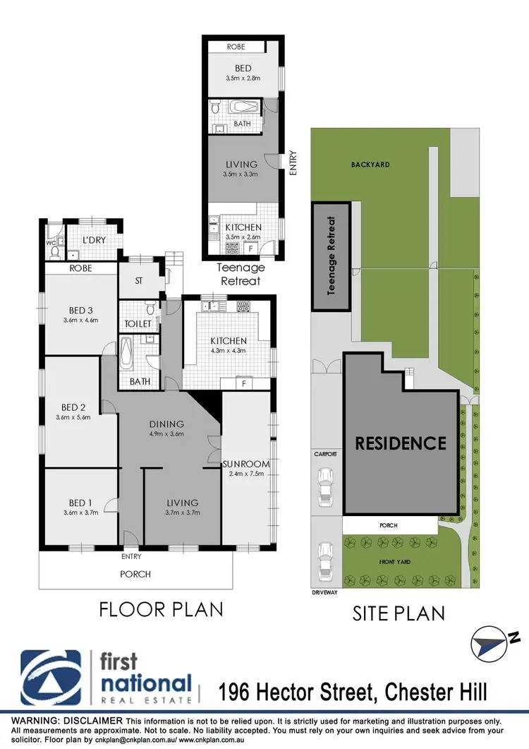 Floorplan of Homely house listing, 196 Hector Street, Chester Hill NSW 2162