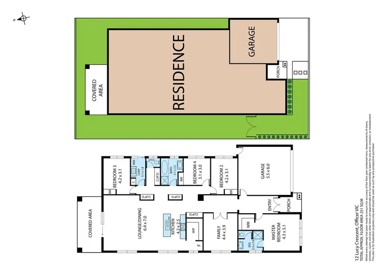 Floorplan of Homely house listing, 12 Lucy Crescent, Officer VIC 3809