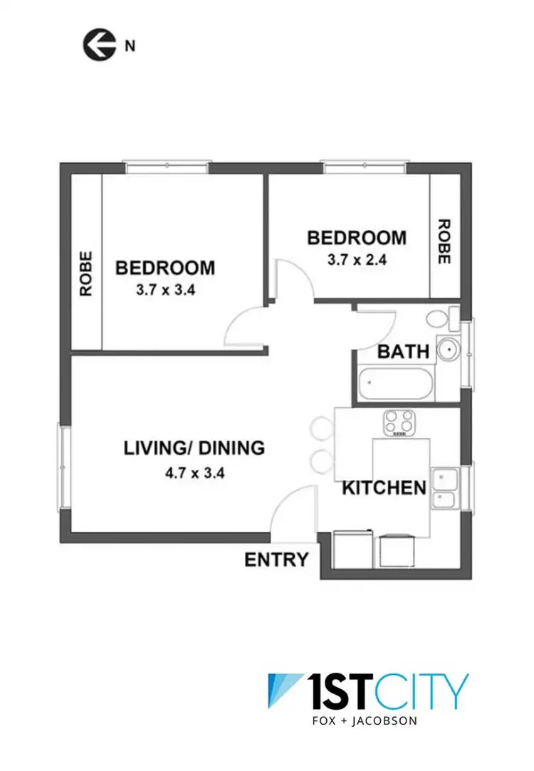 Floorplan of Homely apartment listing, 4/4 Wills Avenue, Waverley NSW 2024