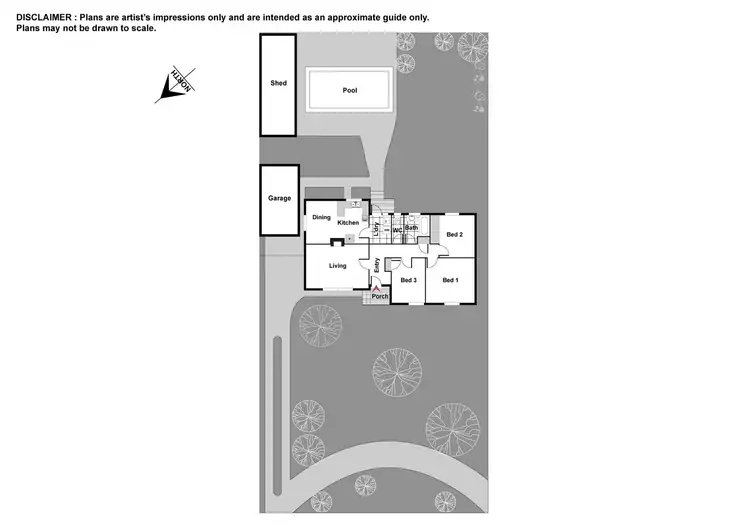 Floorplan of Homely house listing, 18 Nicholas Street, Higgins ACT 2615