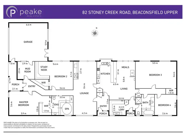 Floorplan of Homely house listing, 82 Stoney Creek Road, Beaconsfield Upper VIC 3808