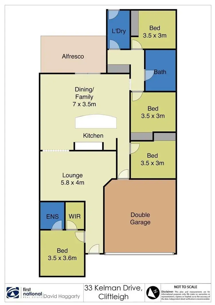 Floorplan of Homely house listing, 33. Kelman Drive, Cliftleigh NSW 2321
