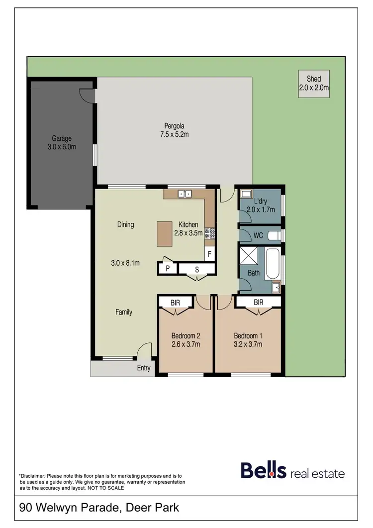 Floorplan of Homely unit listing, 90 Welwyn Parade, Deer Park VIC 3023