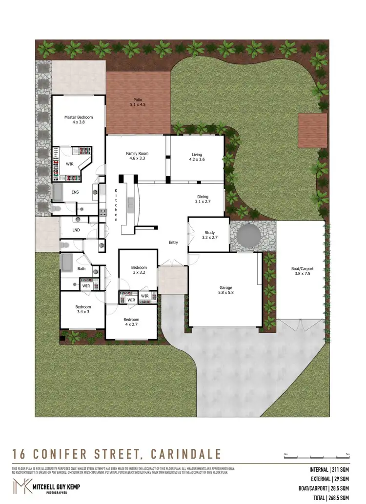 Floorplan of Homely house listing, 16 Conifer Street, Carindale QLD 4152
