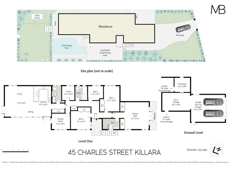Floorplan of Homely house listing, 45 Charles Street, Killara NSW 2071