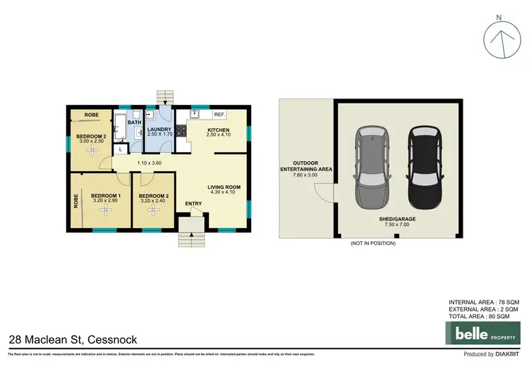 Floorplan of Homely house listing, 28 Maclean Street, Cessnock NSW 2325