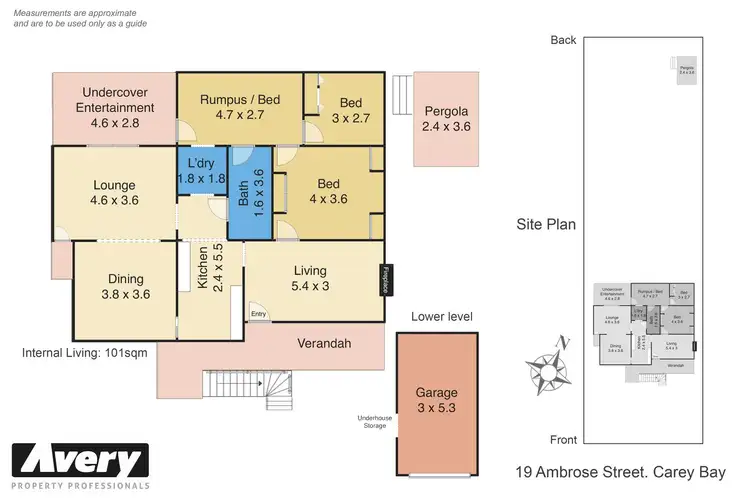 Floorplan of Homely house listing, 19 Ambrose Street, Carey Bay NSW 2283