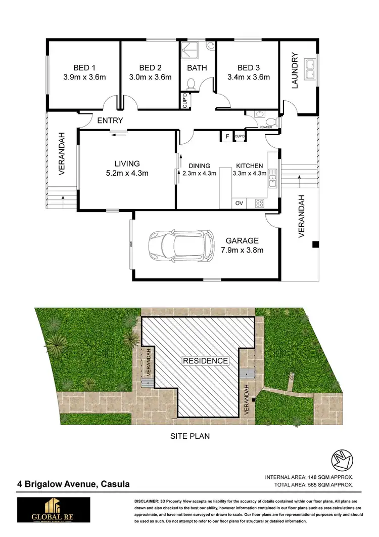 Floorplan of Homely house listing, 4 Brigalow ave, Casula NSW 2170