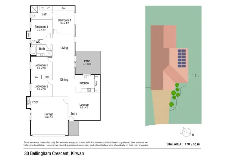 Floorplan of Homely house listing, 30 Bellingham Crescent, Kirwan QLD 4817