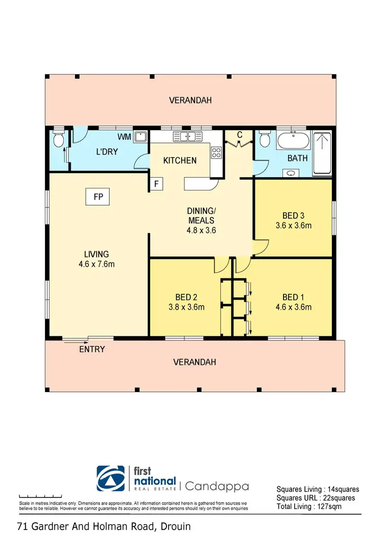 Floorplan of Homely house listing, 71 Gardner and Holman Road, Drouin VIC 3818