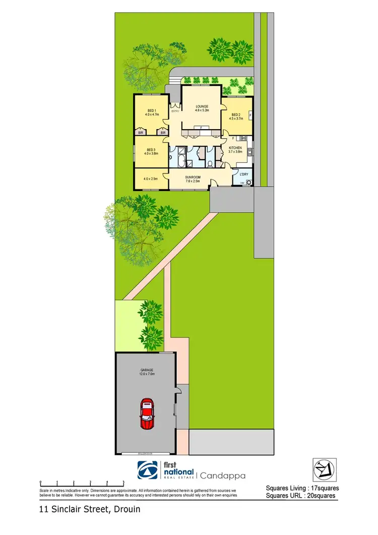 Floorplan of Homely house listing, 11 Sinclair Street, Drouin VIC 3818