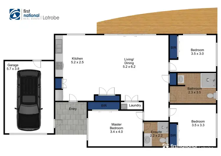 Floorplan of Homely unit listing, 23/83 Marshalls Road, Traralgon VIC 3844
