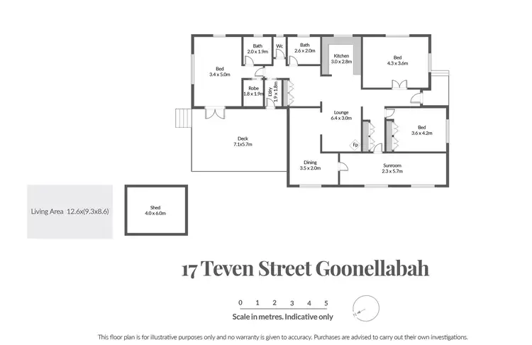 Floorplan of Homely house listing, 17 Teven Street, Goonellabah NSW 2480