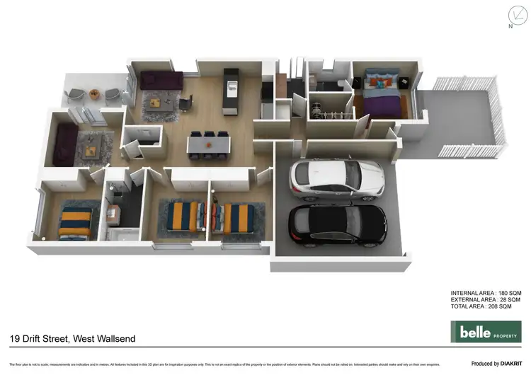 Floorplan of Homely house listing, 19 Drift Street, West Wallsend NSW 2286