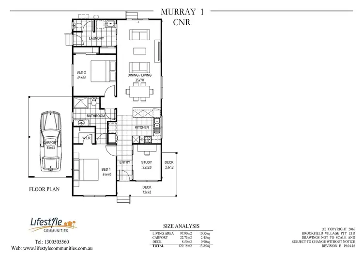 Floorplan of Homely unit listing, 65/13 Sundial Boulevard, Tarneit VIC 3029