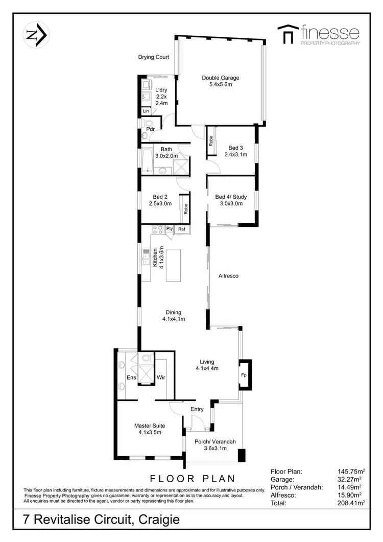 Floorplan of Homely house listing, 7 Revitalise Circuit, Craigie WA 6025
