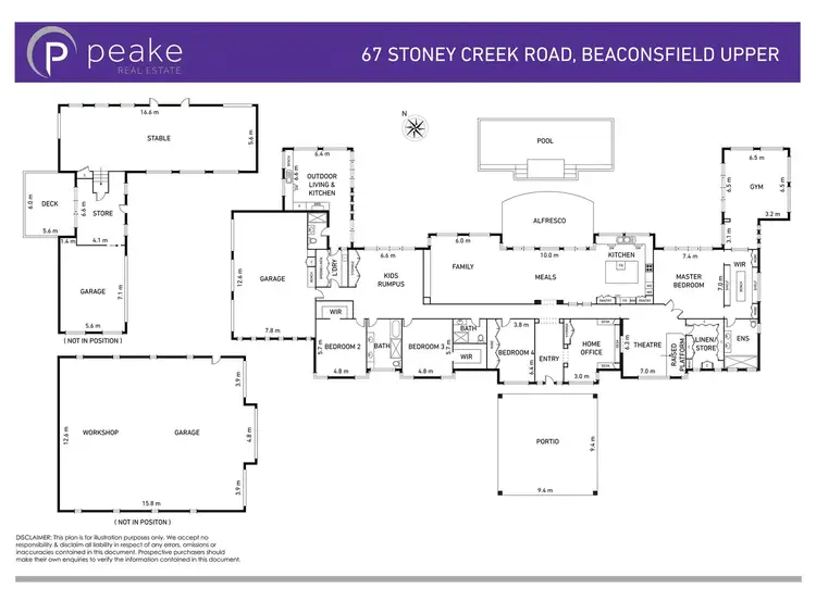Floorplan of Homely house listing, 67 Stoney Creek Road, Beaconsfield Upper VIC 3808