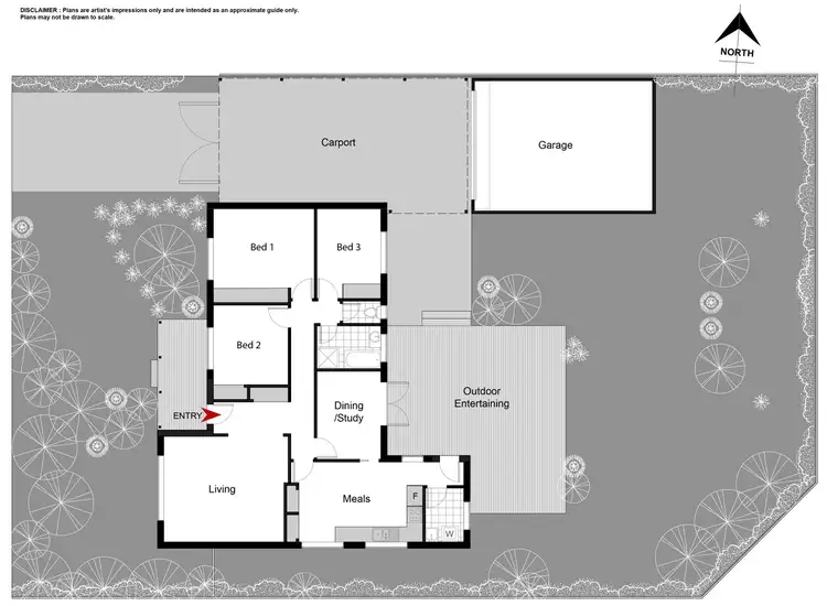 Floorplan of Homely house listing, 32 Chirnside Circuit, Kambah ACT 2902