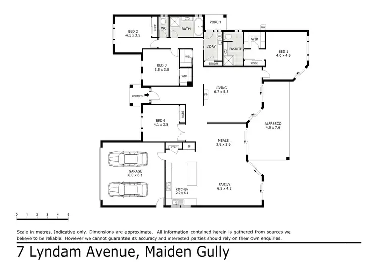 Floorplan of Homely house listing, 7 Lyndam Avenue, Maiden Gully VIC 3551
