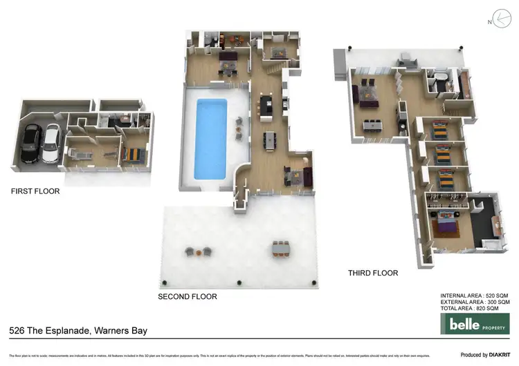 Floorplan of Homely house listing, 526 The Esplanade, Warners Bay NSW 2282