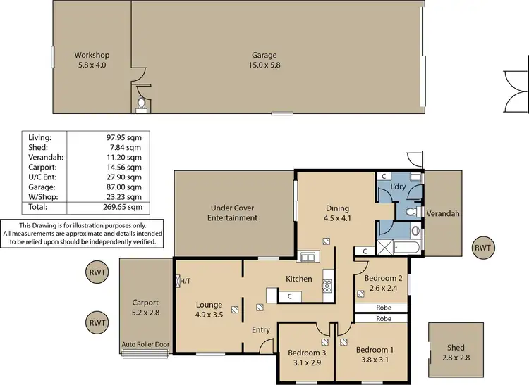 Floorplan of Homely house listing, 8 Dieckmann Drive, Gawler East SA 5118