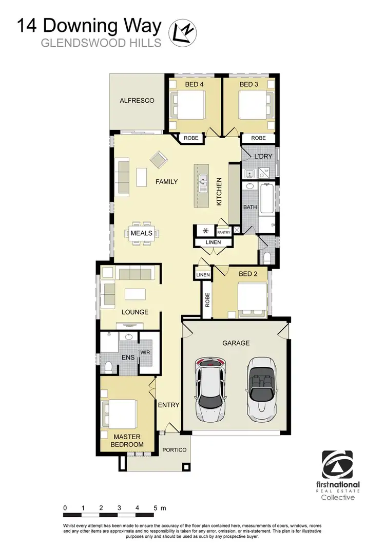 Floorplan of Homely house listing, 14 Downing Way, Gledswood Hills NSW 2557