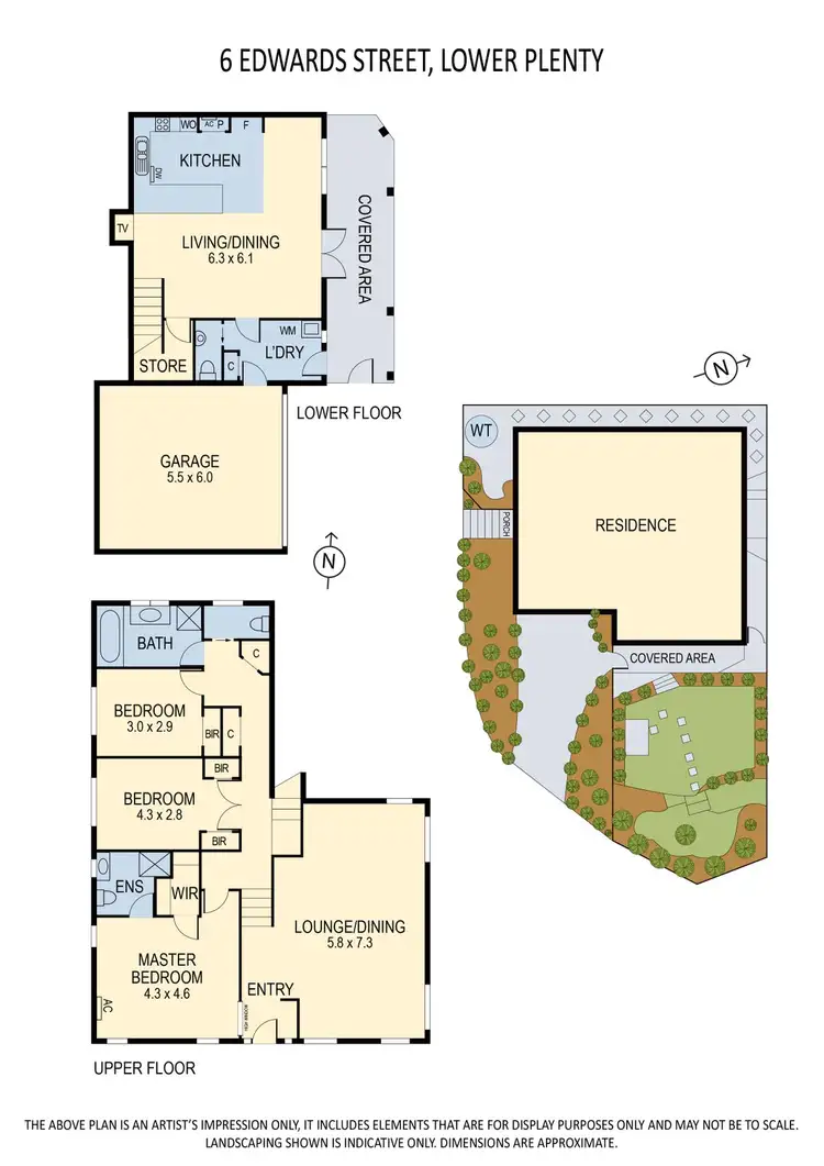 Floorplan of Homely house listing, 6 Edwards Street, Lower Plenty VIC 3093
