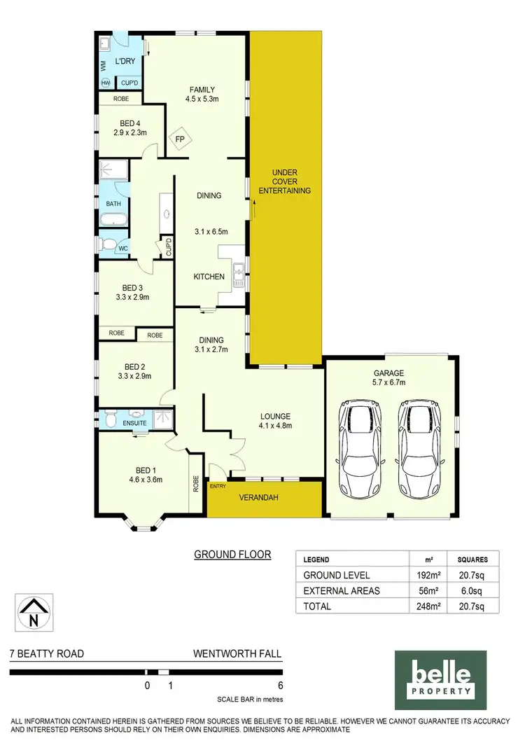 Floorplan of Homely house listing, 7 Beatty Road, Wentworth Falls NSW 2782