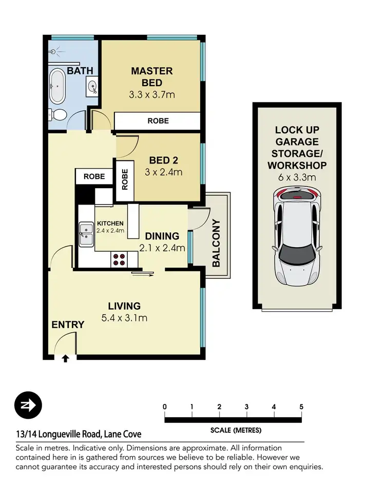 Floorplan of Homely apartment listing, 13/14-16 Longueville Road, Lane Cove NSW 2066