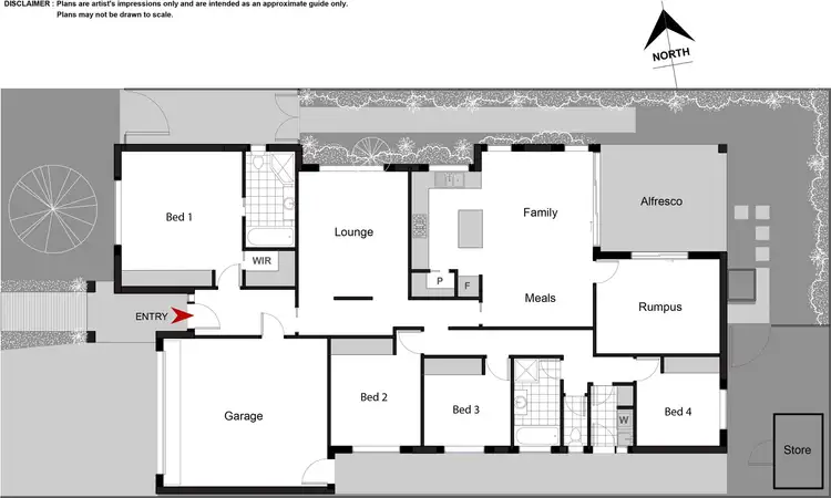 Floorplan of Homely house listing, 4 Joan Bradley Street, Franklin ACT 2913