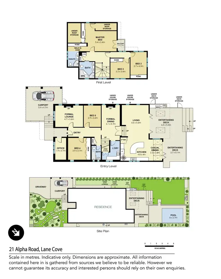 Floorplan of Homely house listing, 21 Alpha Road, Lane Cove NSW 2066
