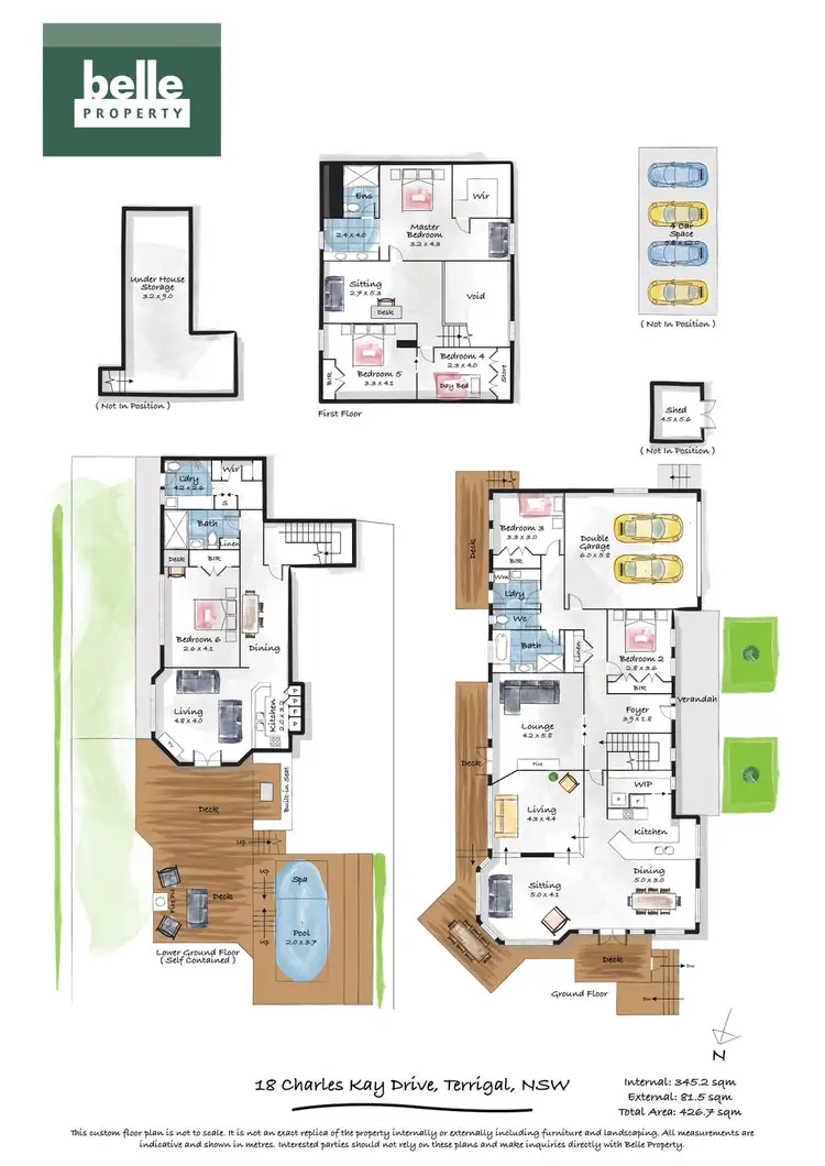 Floorplan of Homely house listing, 18 Charles Kay Drive, Terrigal NSW 2260
