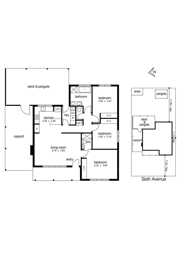 Floorplan of Homely house listing, 58 Sixth Avenue, Altona North VIC 3025