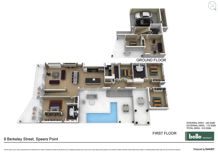 Floorplan of Homely house listing, 9 Berkeley Street, Speers Point NSW 2284