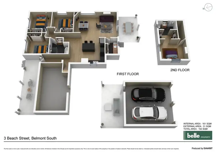 Floorplan of Homely house listing, 3 Beach Street, Belmont South NSW 2280