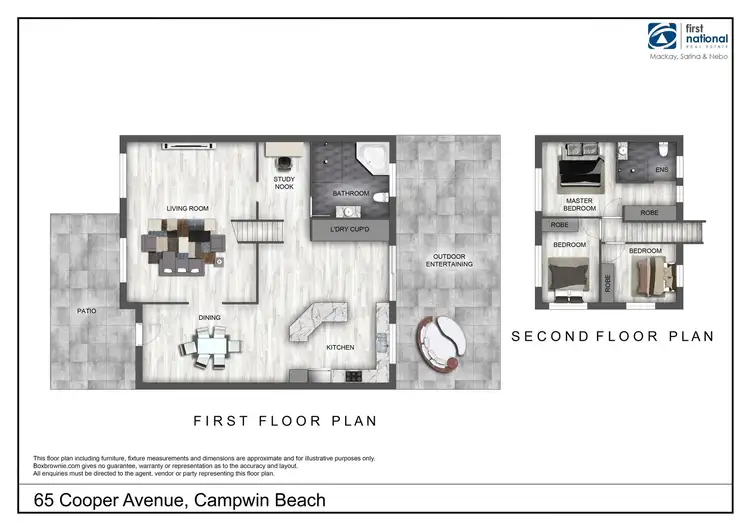 Floorplan of Homely house listing, 65 Cooper Avenue, Campwin Beach QLD 4737