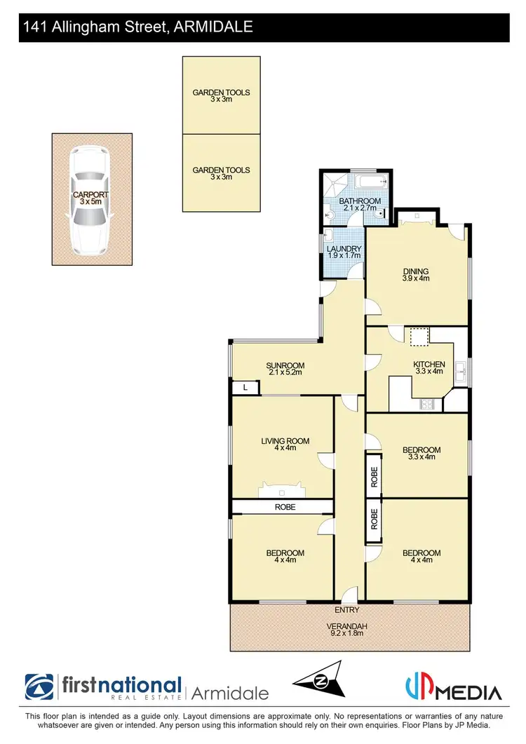 Floorplan of Homely house listing, 141 Allingham Street, Armidale NSW 2350