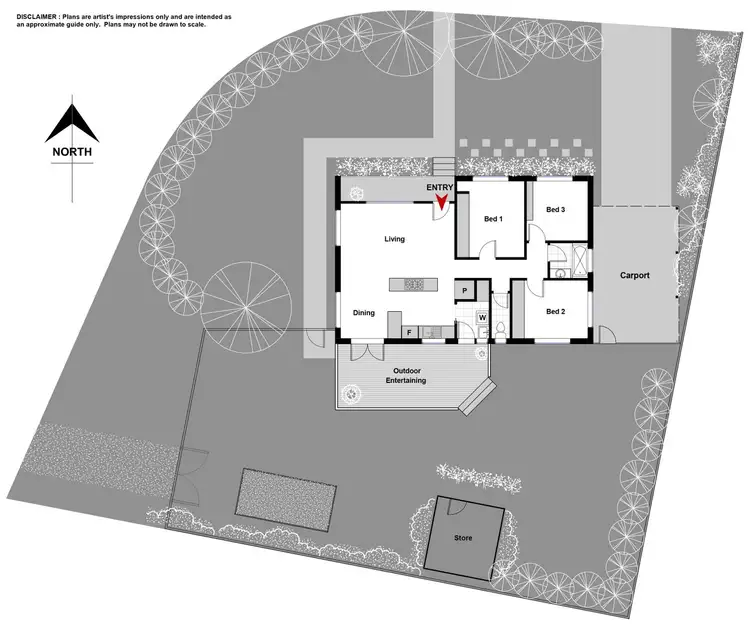 Floorplan of Homely house listing, 6 Dethridge Street, Higgins ACT 2615