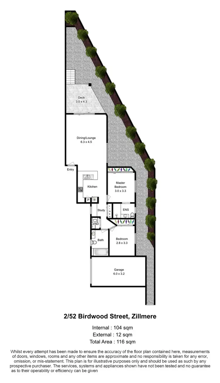 Floorplan of Homely apartment listing, 2/52 Birdwood Street, Zillmere QLD 4034