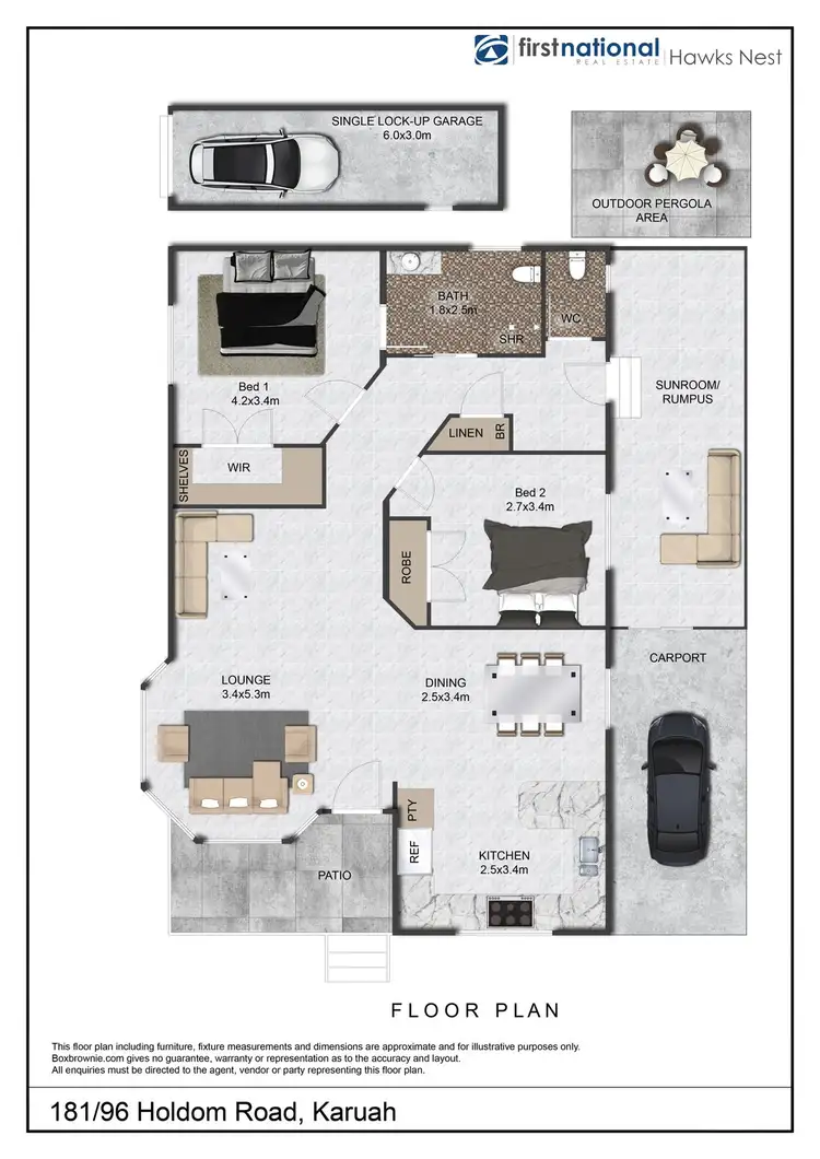 Floorplan of Homely house listing, 181/96 Holdom Road, Karuah NSW 2324
